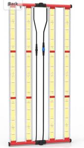 lot 15835 image: AGLEX 420W Led Grow Lights, Full Spectrum Grow Light with UV IR, Daisy Chain Plant Bar Style Grow Light Foldable & Dimmable for Indoor Growing Commercial Hydroponic Growing Lamp 4x5ft Core Coverage
