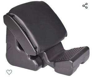 lot 86000001 image: Ergonomic Footrest Foldable Ottomans Angle Height Adjustable Stool 3 Functional Modes Max 120Lbs Load for Office Under Desk Car