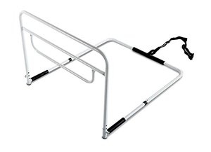 lot 86000048 image: RMS Single Hand Bed Rail - Adjustable Height Bed Assist Rail - Bedside Safety & Stability Grab Bar for Individual with Disability - Fits King, Queen, Full & Twin Beds (Single Hand Rail)