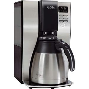 lot 86000237 image: Mr. Coffee Coffee Maker, Programmable Coffee Machine with Auto Pause, 10 Cups, Stainless Steel