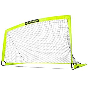 lot 86000245 image: Franklin Sports Blackhawk Backyard Soccer Goal - Portable Kids Soccer Net - Pop Up Folding Indoor  Outdoor Goals - 4 x 3 - Optic Yellow