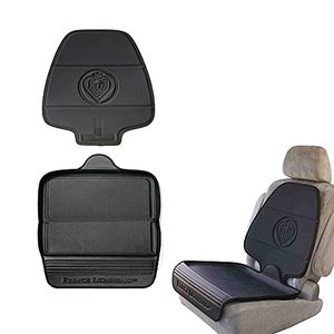 lot 86000289 image: Prince Lionheart Car Seat Protector, The Only 2 Stage Seatsaver Designed with Thick Padding, Nonabsorbent, Waterproof, PVC Foam Material. Compatible With all Baby and Toddler Car Seats(Black)