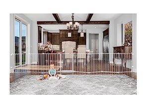 lot 86000139 image: Regalo 192-Inch Super Wide Adjustable Baby Gate and Play Yard, 4-In-1, Bonus Kit, 4 Count (Pack of 1