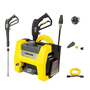 lot 86000143 image: KArcher - K1800PS Cube - Max 2250 PSI - Electric Pressure Washer TruPressure - With 3 Spray Nozzles - Great for cleaning Cars, Siding, Driveways, Fencing and more - 1.2 GPM