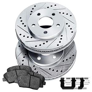 lot 86000152 image: PowerSport Rear Brakes and Rotors Kit Rear Brake Pads Brake Rotors and Pads Ceramic Brake Pads and Rotors fits 2014-2016 Mazda 3, 2014-2016 Mazda 3 Sport
