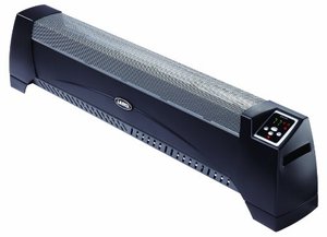 lot 86000178 image: Lasko 5624 Low Profile Room Space Heater, Black-Features Natural Convention Heat for Silent Operation, Large