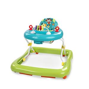 lot 86000192 image: Bright Starts Giggling Safari Walker with Easy Fold Frame for Storage, Ages 6 Months 