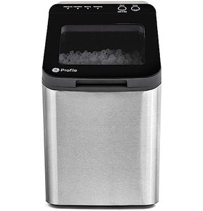 lot 86000092 image: GE Profile Opal 1.0 Nugget Ice Maker Countertop Pebble Ice Maker  Portable Ice Machine Makes up to 34 lbs. of Ice Per Day  Stainless Steel Finish