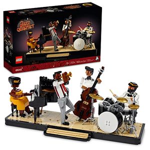 lot 86000097 image: LEGO Ideas Jazz Quartet 21334 Building Blocks - Featuring Buildable Stage with 4 Band Musician Figures, Includes Piano, Double Bass, Trumpet, and Drum Kit Instruments, Great Home Display for Adults