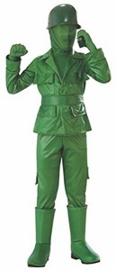 lot 86000123 image: Rubies unisex child Green Army Boys Costume, As Shown, Medium US