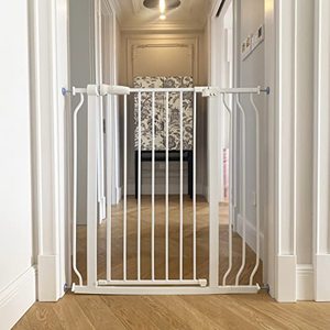 lot 86000268 image: BalanceFrom Easy Walk-Thru Safety Gate for Doorways and Stairways with Auto-CloseHold-Open Features, Multiple Sizes