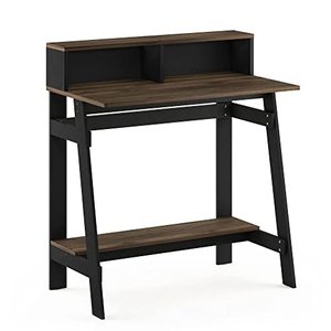 lot 86000231 image: Furinno Simplistic A Frame Computer Desk, Columbia Walnut