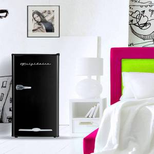 lot 86000294 image: Frigidaire 3.2 Cu. ft. Retro Compact Refrigerator with Side Bottle Opener EFR376 Black