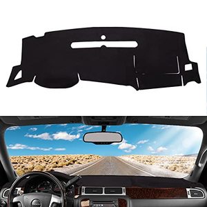 lot 86000300 image: Dash Cover Custom Fit for 2007-2013 Chevy Silverado GMC Sierra, Dashboard Dash Mat Cover for Chevrolet Silverado 1500 LT HD WT 2007-2013 Dashboard Cover Dash Mat Pad Sun Shade Dash Board Cover Carpet