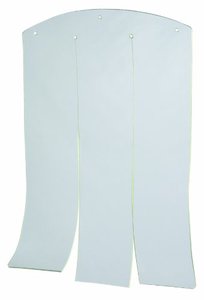 lot 86000309 image: Trixie Natura Vinyl Dog Door Flap, Fits 15 x 21.7-in Dog House Opening, Replacement Doggie Door Flap, Clear Plastic