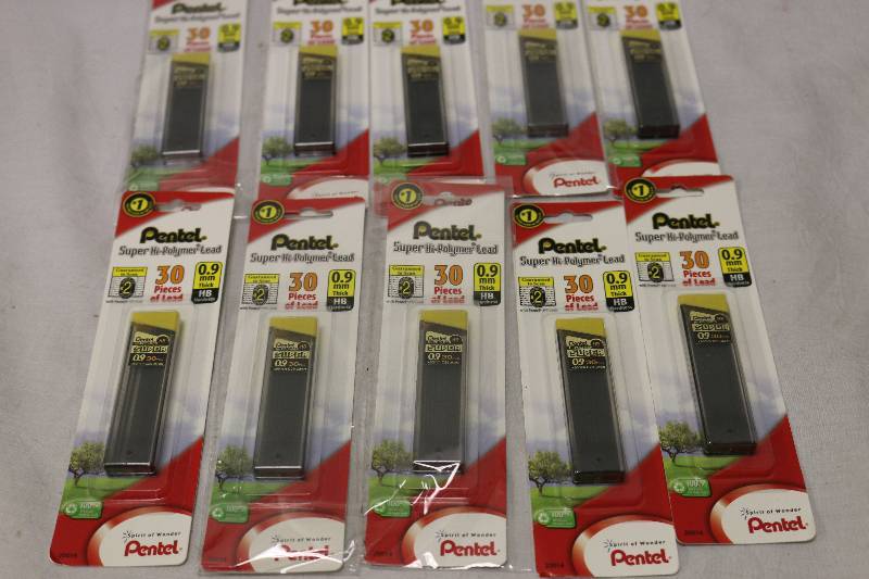 lot 6665 image: Pentel Lead Packs - .9mm