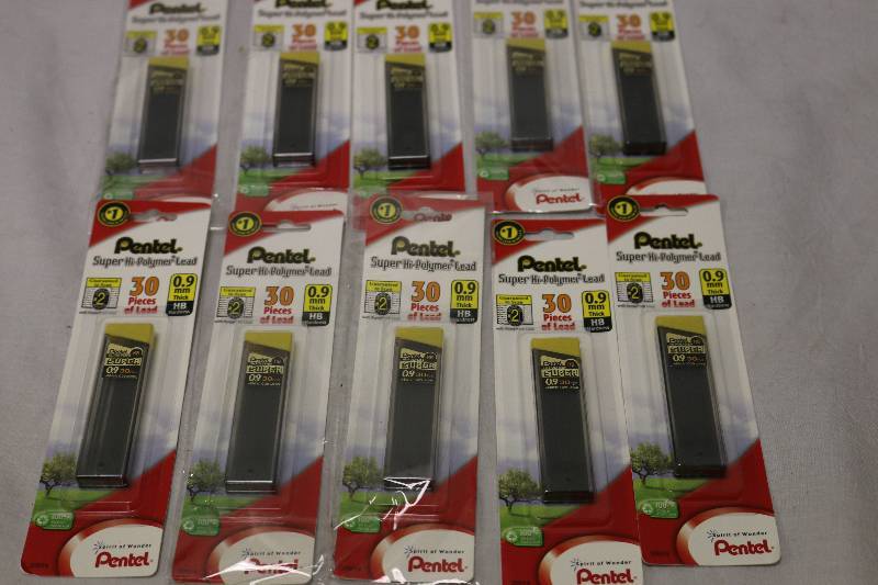 lot 6666 image: Pentel Lead Packs - .9mm