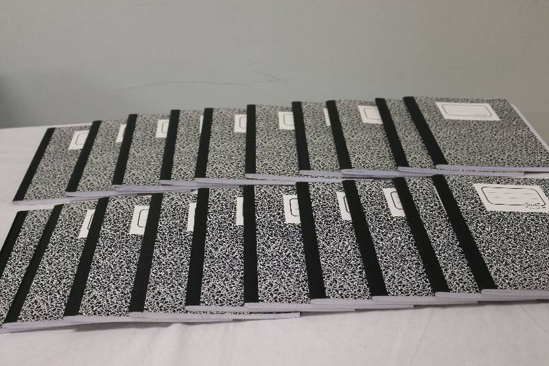 lot 6672 image: 20 Graph Paper Composition Notebooks 5x5 Quad