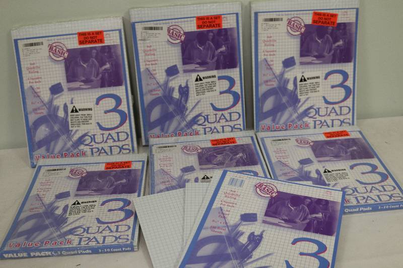 lot 6688 image: 1050 Sheets Graph Paper 4x4