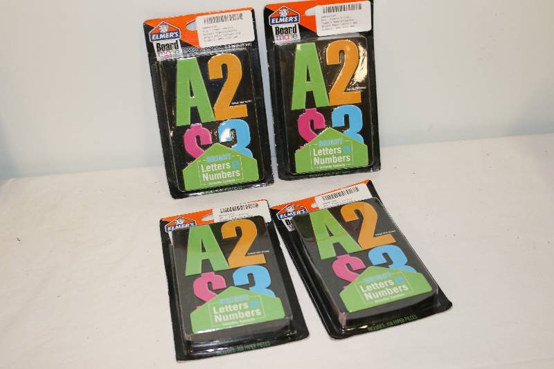 lot 6689 image: 4 Elmers Board Mates Letters Numbers