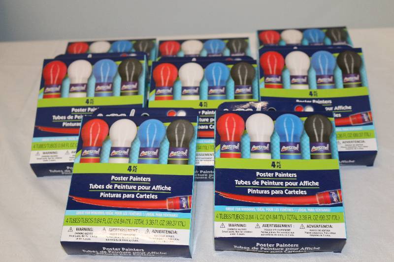 lot 6693 image: 8 boxes NEW Poster Painters