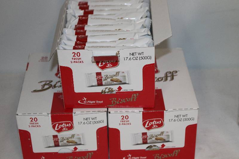 lot 6701 image: Biscoff Lotus Cookies - 60 packs