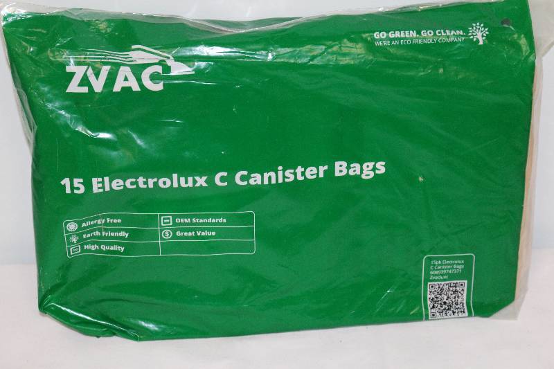 lot 6718 image: ZVAC Electrolux C Canister Bags
