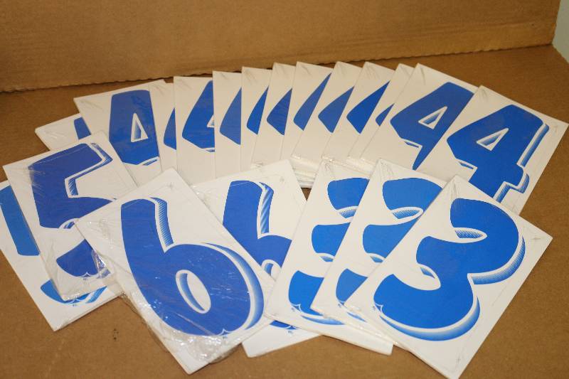 lot 6731 image: Marine Boat Numbers