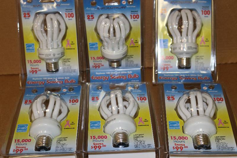 lot 6751 image: 6 - Energy Efficient Lightbulbs