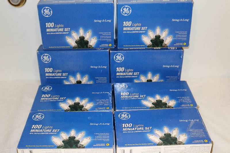 lot 6793 image: Miniature Lights - 8 Boxes