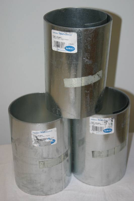 lot 7370 image: 3 Rolls 7 x 10 Handy Coil Roll Galvanized by Norwesco