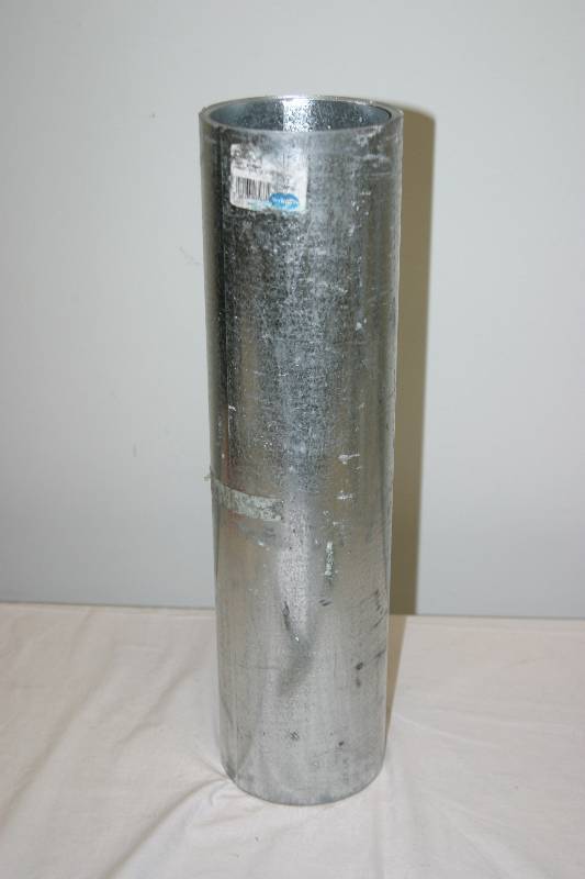 lot 7397 image: 25 Feet x 20 Inches Galvanized Sheet Metal Roll