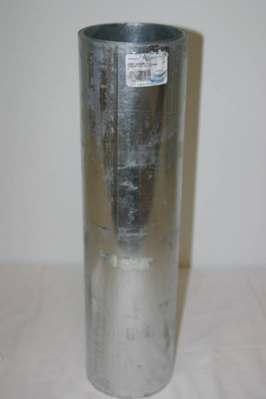 lot 7412 image: 25 Feet x 20 Inches Galvanized Sheet Metal Roll