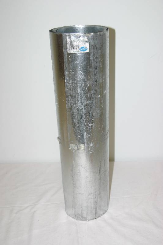 lot 7414 image: 25 Feet x 20 Inches Galvanized Sheet Metal Roll
