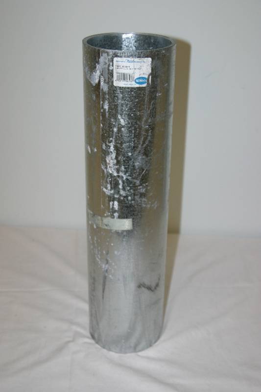 lot 7415 image: 25 Feet x 20 Inches Galvanized Sheet Metal Roll