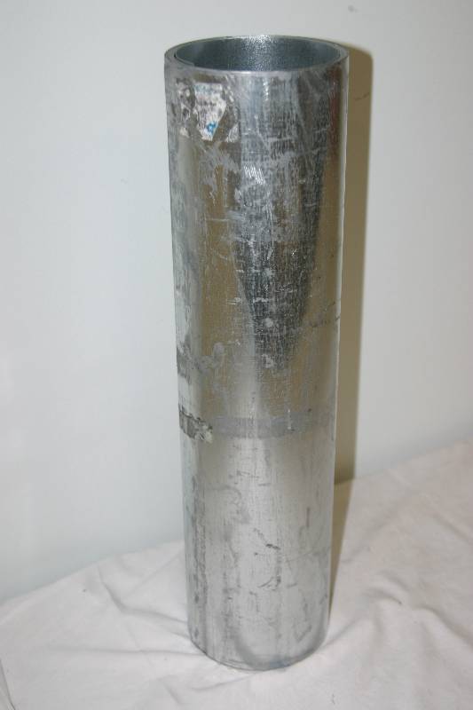 lot 7416 image: 25 Feet x 20 Inches Galvanized Sheet Metal Roll