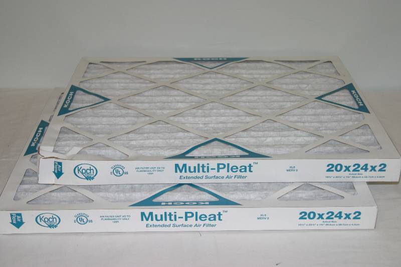 lot 7439 image: 2 KOCH Green Multi Pleat Filter 20 x 24 2 - New