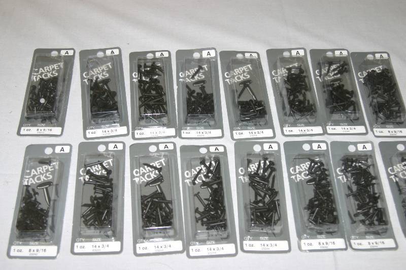 lot 7362 image: 16 Packages Carpet Tacks