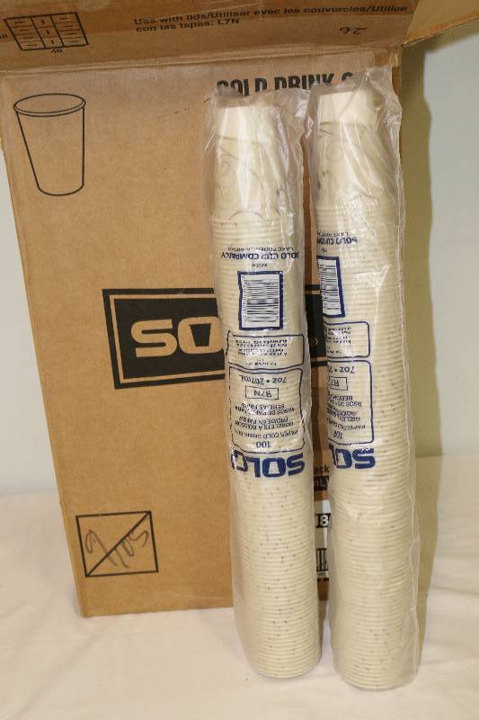 lot 6830 image: 1000 Cold Solo Cups 7 ounce New