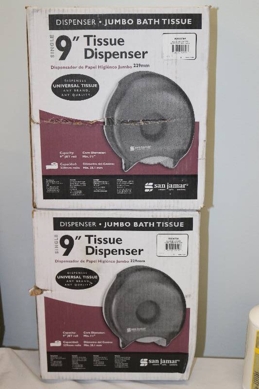 lot 6862 image: TWO 9 Tissue Dispensers - Toilet Paper