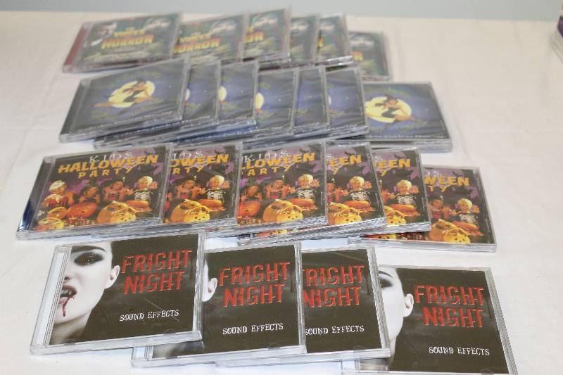 lot 6915 image: 23 Halloween CDs - NEW in wrappers
