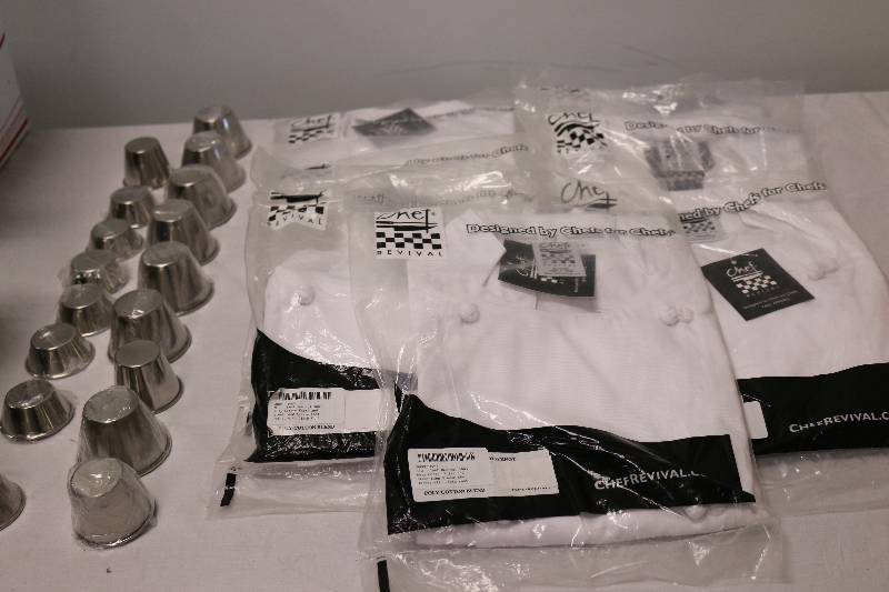 lot 6965 image: 7 Chef Revival Shirts - Jackets NEW -Small