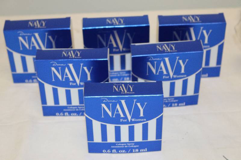 lot 6955 image: 6 NEW Navy Perfume .6 fl. oz.
