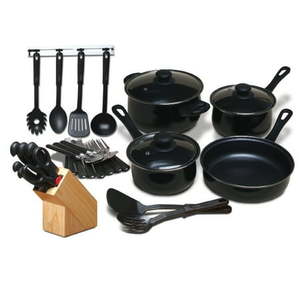 lot 40702 image: Moda Fina Chef s Du Jour Kitchen Combo 32 Piece