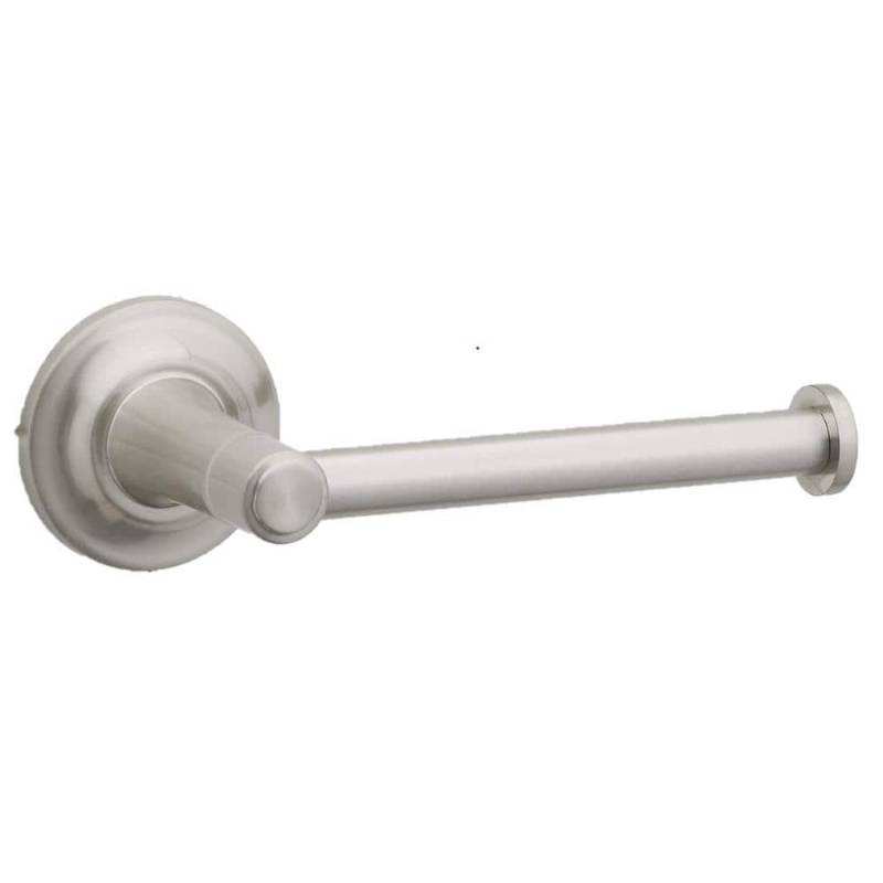 lot 410112 image: Glacier Bay Cooperton Single Post Toilet Paper Holder in Brushed Nickel
