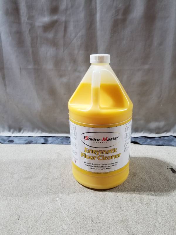 lot 280011 image: ENVIRO-MASTER ENZYMATIC FLOOR CLEANER 1 GALLON