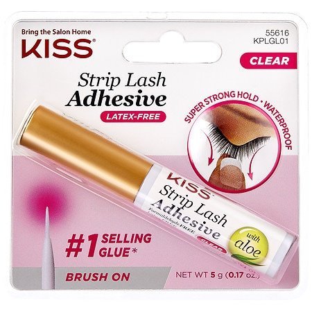 lot 500435 image: KISS Ever EZ Strip Eyelash Adhesive Clear
