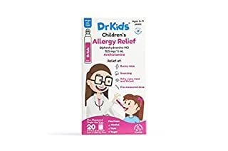 lot 500469 image: DrKids Childrens Allergy Relief Medicine with Diphenhydramine, 20 Pre-Measured Single-Use Vials (B09Z71Z79R)