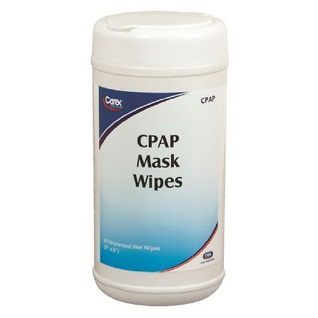 lot 500518 image: Carex - CPAP Mask Wipes, Unscented, 62 Count