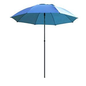 lot 43552 image: Black Stallion UB200 Core Flame-Resistant Industrial Umbrella, Blue 87.5 inches